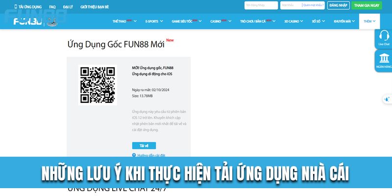 5 lưu ý quan trọng khi thực hiện tải ứng dụng nhà cái