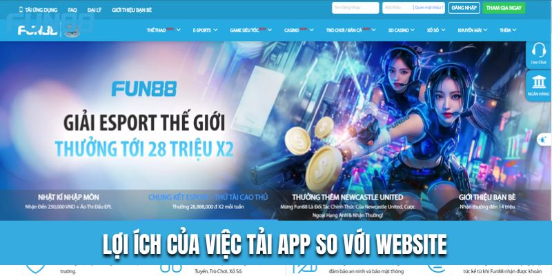 Lợi ích vượt trội của việc tải app so với website