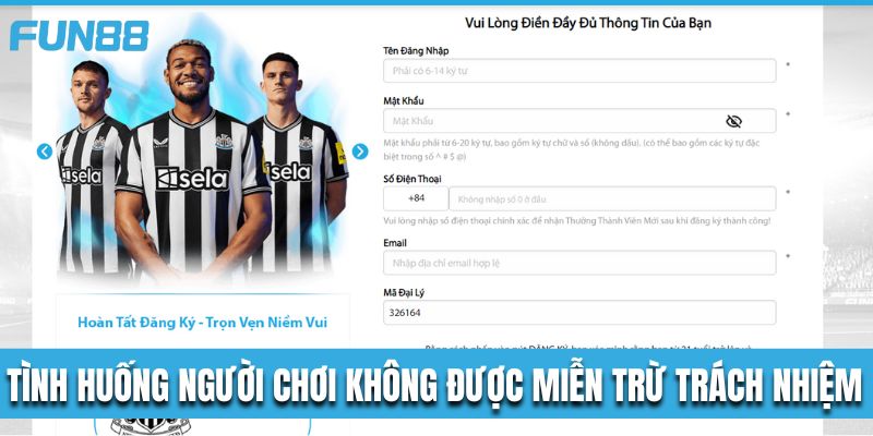 Tránh vi phạm những tình huống không được miễn trừ trách nhiệm