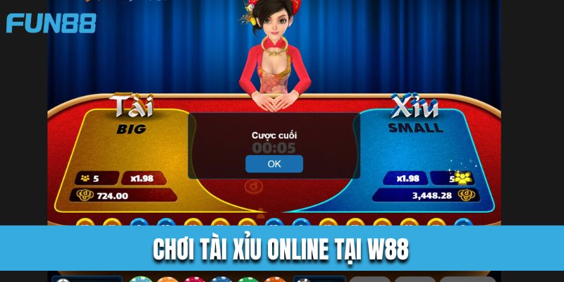 Chơi tài xỉu online tại W88