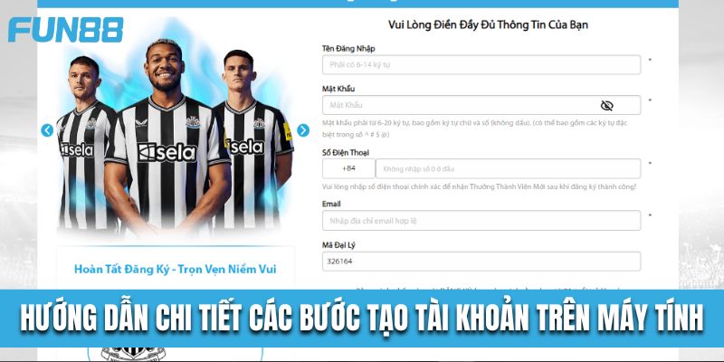 Hướng dẫn chi tiết các bước tạo tài khoản trên máy tính