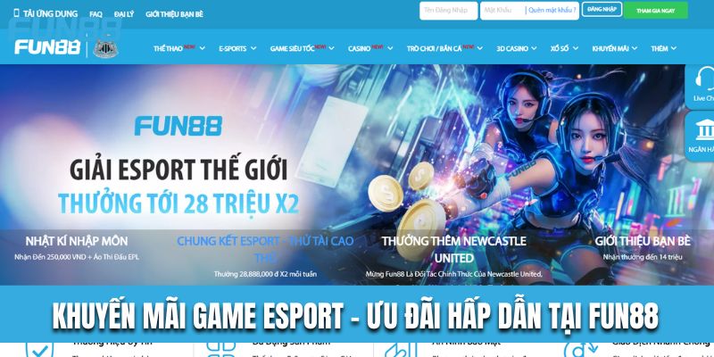 khuyến mãi game esport