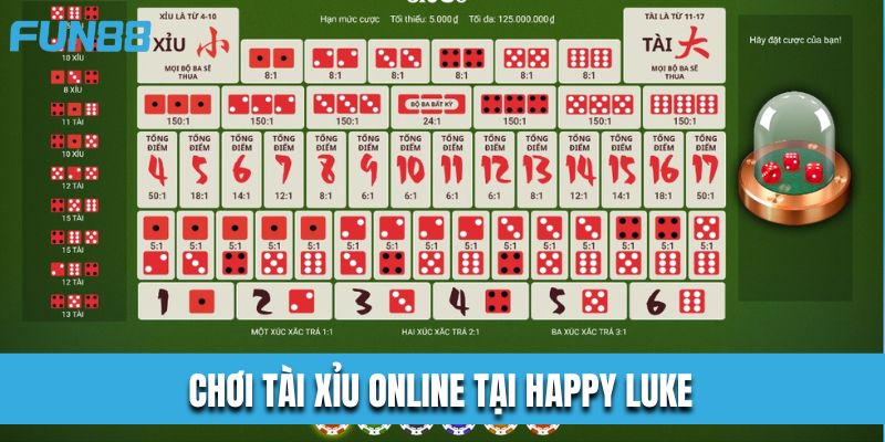 Trang web tài xỉu online Happy Luke